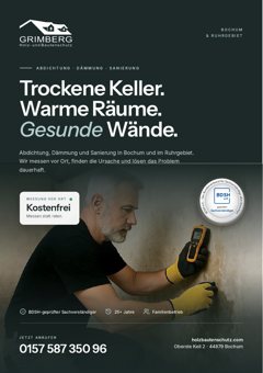Vorschau: Flyer von Holz- und Bautenschutz Grimberg